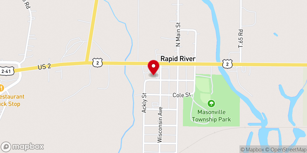 Map showing location of Saint Charles Borromeo Church