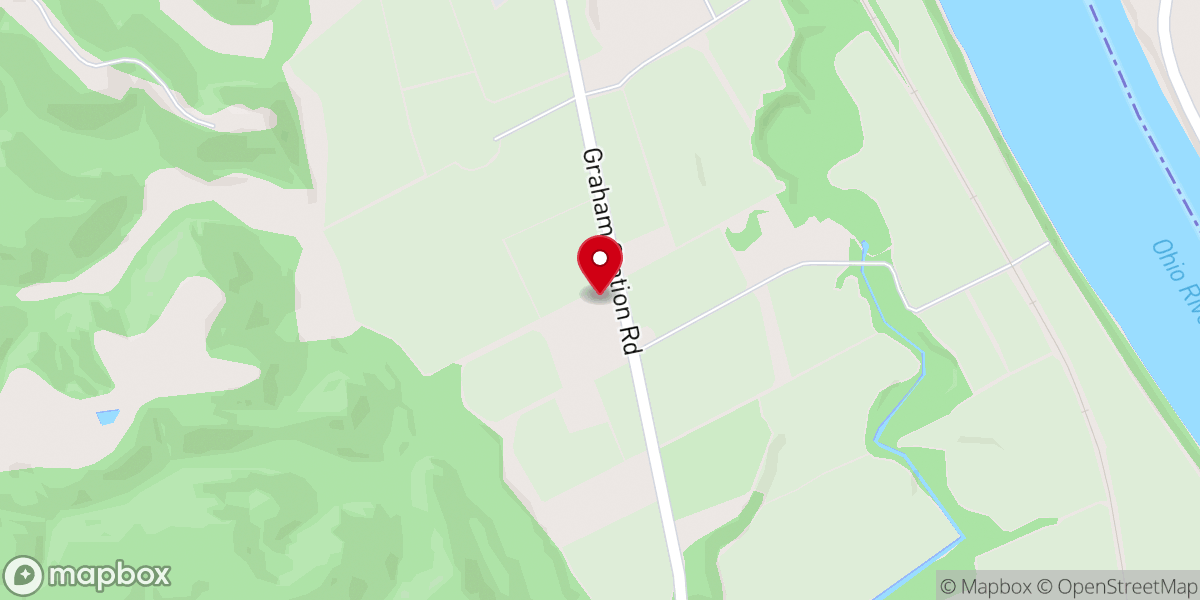 Map showing location of Graham Church