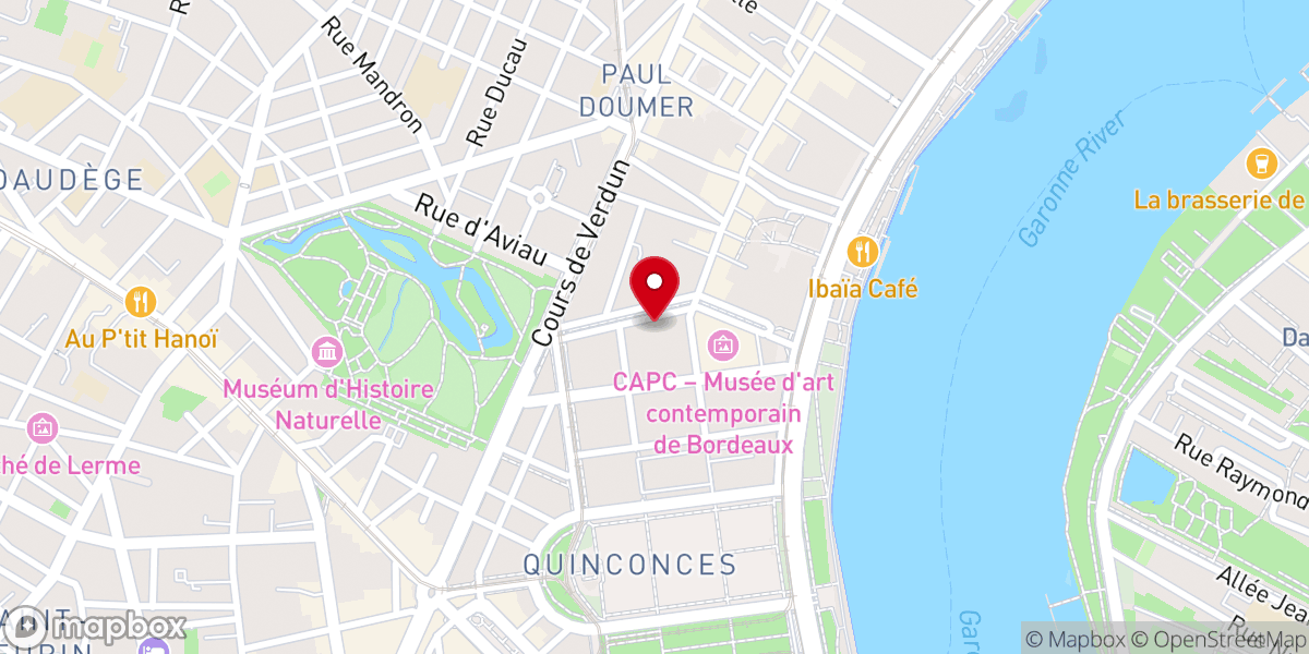 Map showing location of Église protestante évangélique la moisson des blés