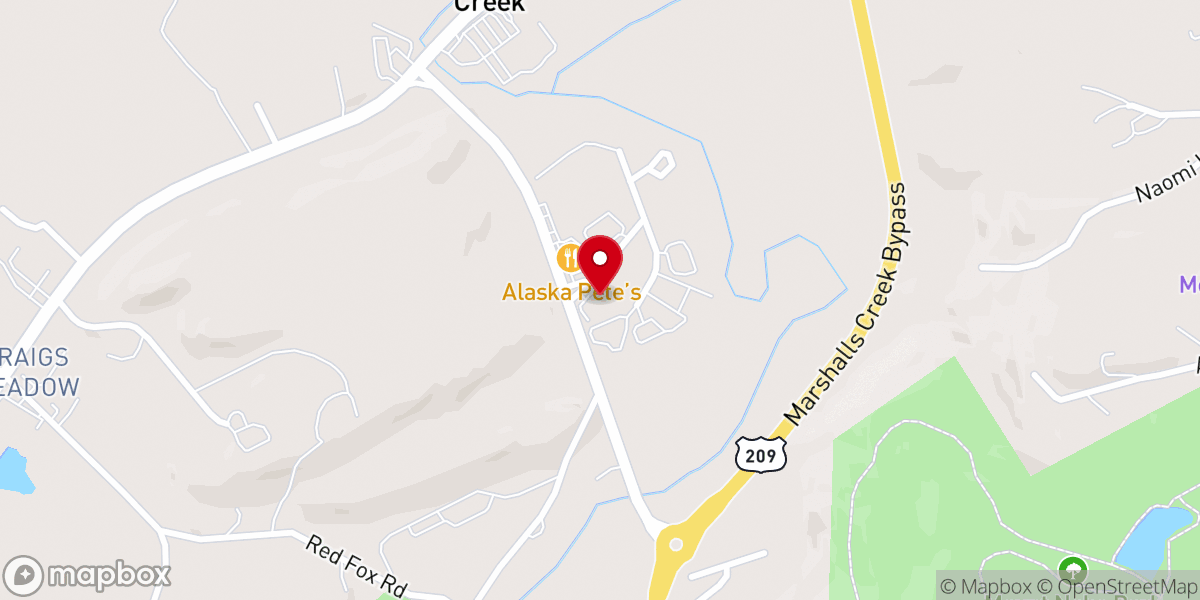 Map showing location of Fellowship Church of Christ