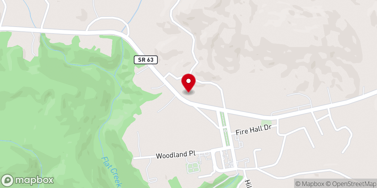 Map showing location of White Rock Fellowship Center