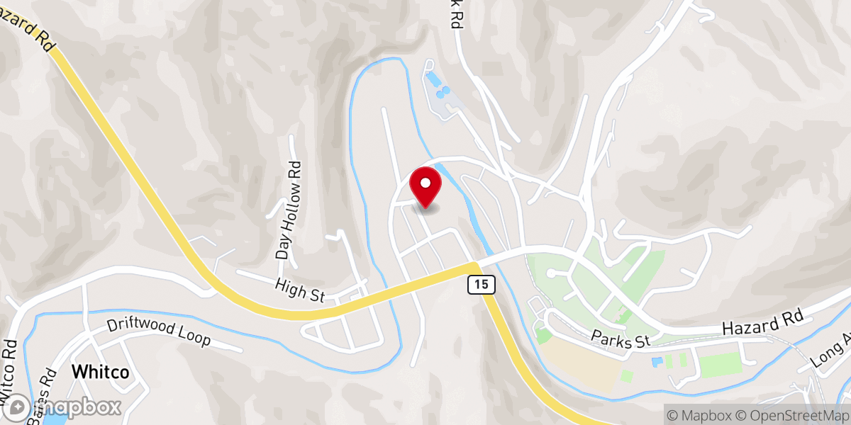 Map showing location of Sandlick Church