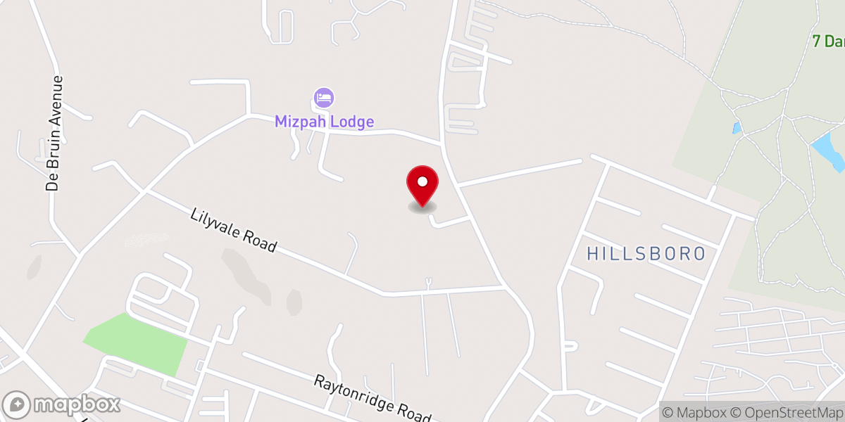 Map showing location of Kairos Gemeente