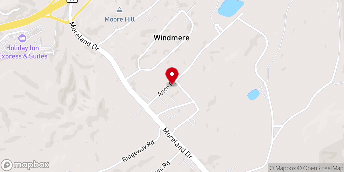 Map showing location of Macedonia Church