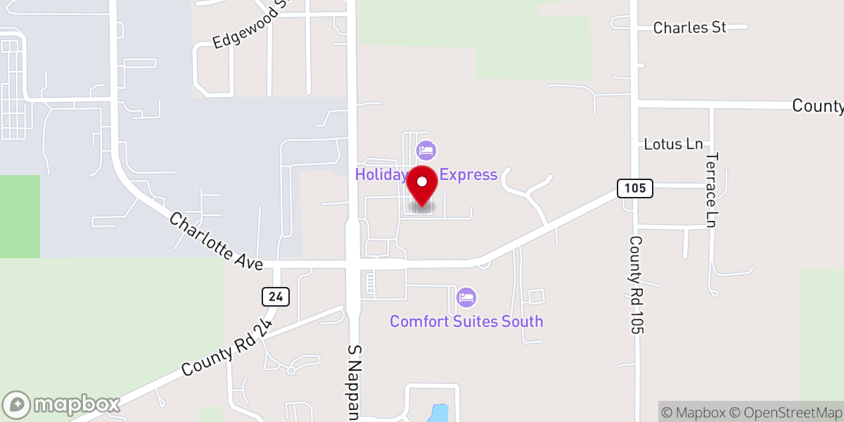 Map showing location of Word of Faith Happy Church