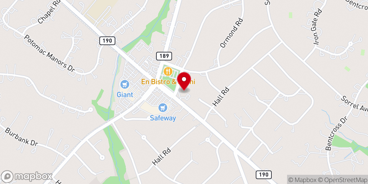 Map showing location of Zion Church International