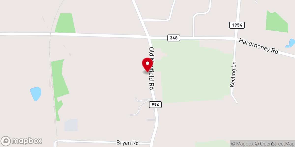 Map showing location of Freemont Baptist Mission Church