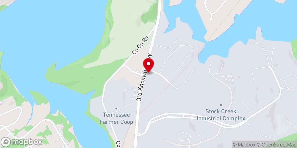 Map showing location of The Rockford Rooster