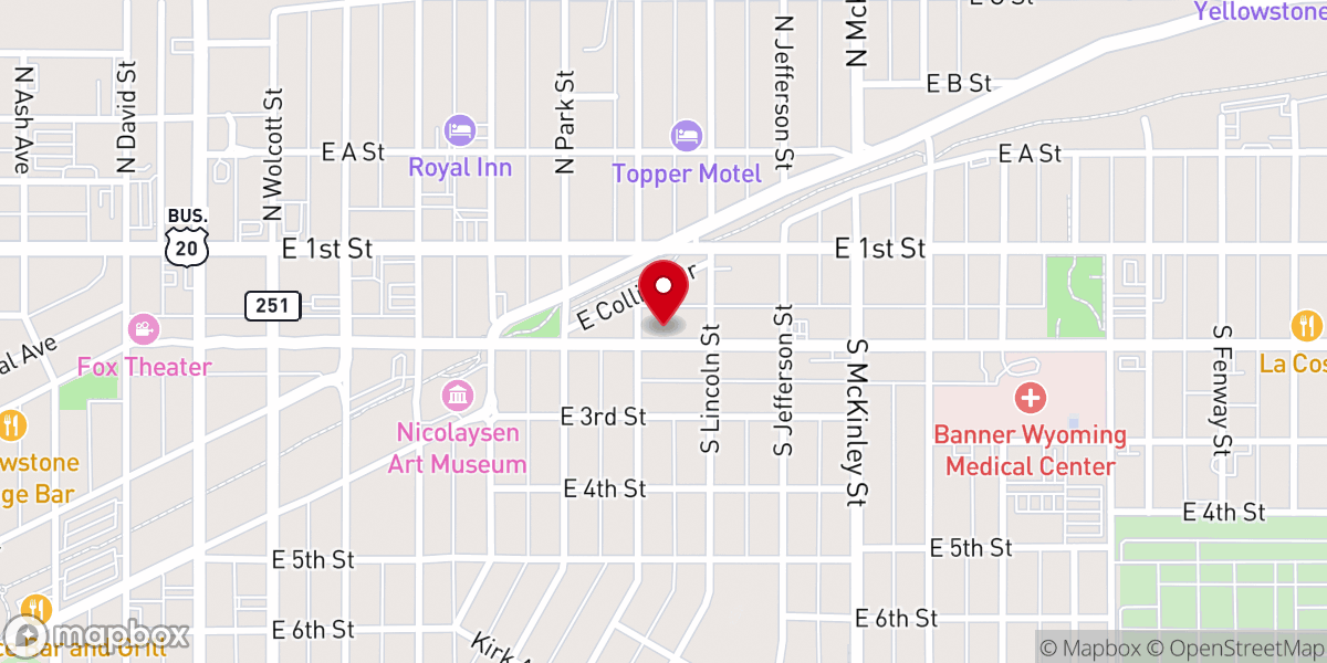 Map showing location of Newcomer Cremations, Funerals & Receptions