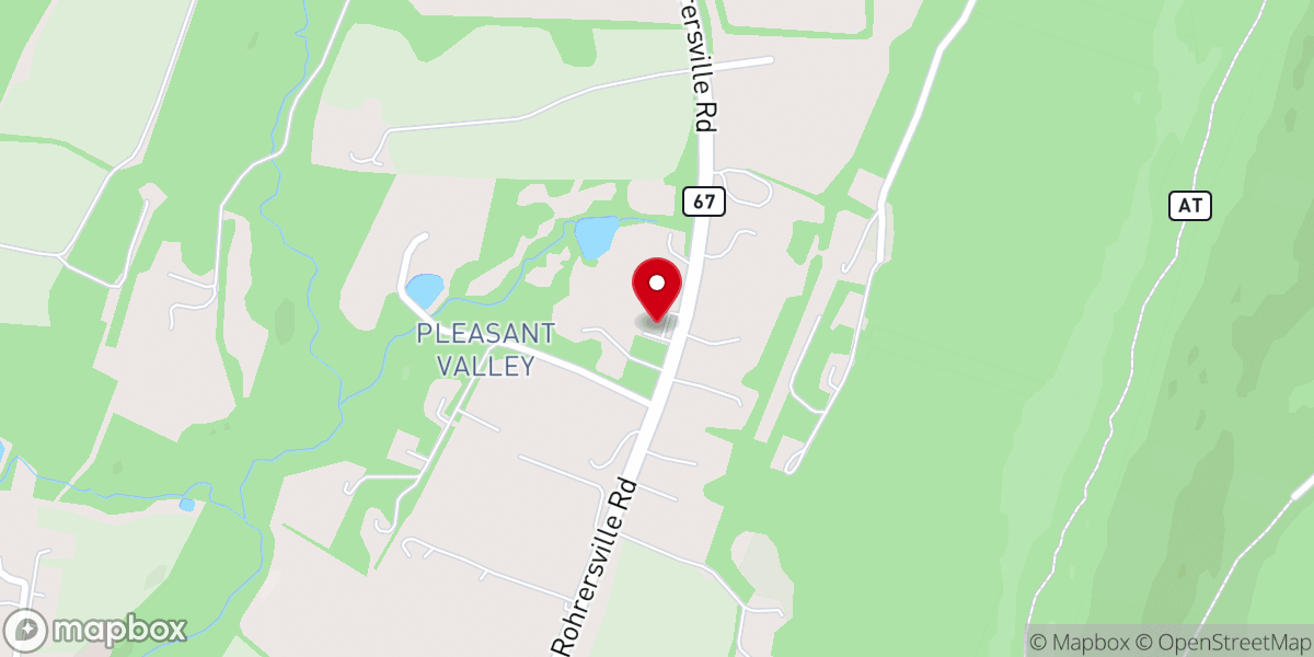 Map showing location of Gapland Christian Church