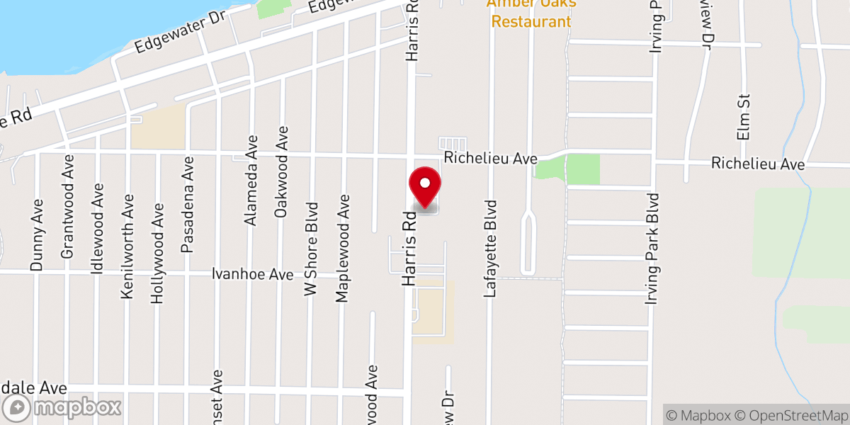 Map showing location of Saint Thomas Roman Catholic Church