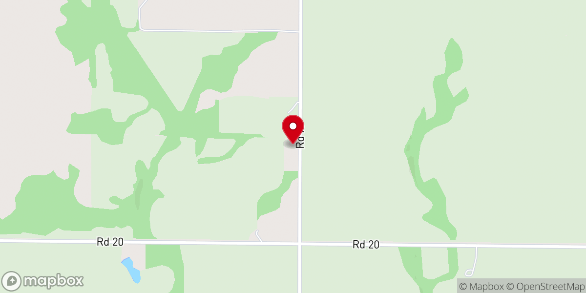 Map showing location of Verdigris Church