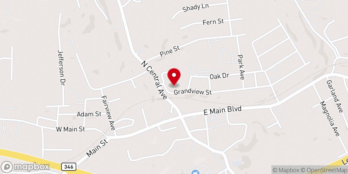 Map showing location of First United Methodist Church Preschool
