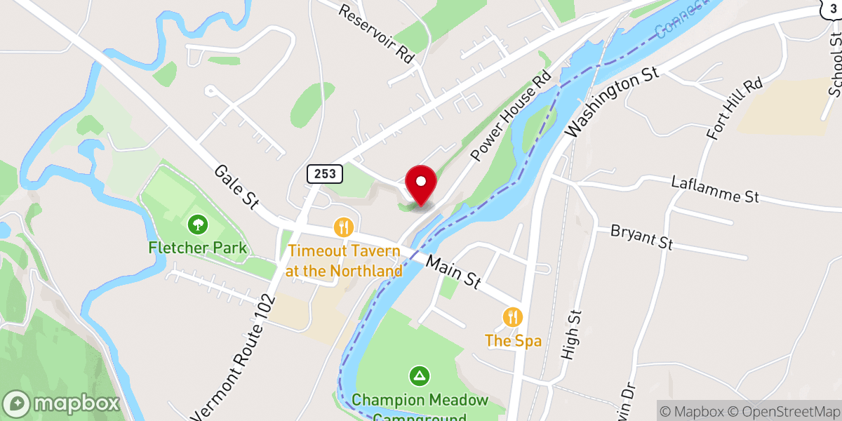 Map showing location of St. Paul’s Episcopal Church