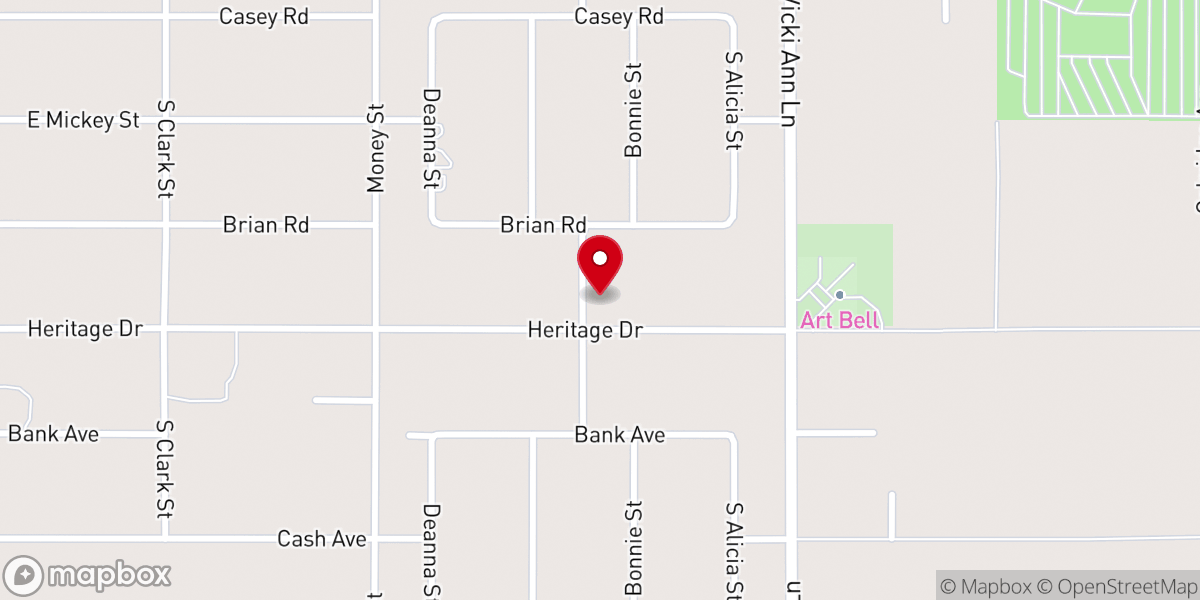 Map showing location of Church Of Hope