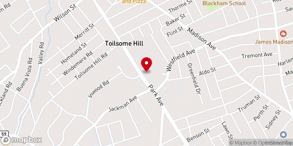 Map showing location of Ephraim French Seventh-day Adventist Church