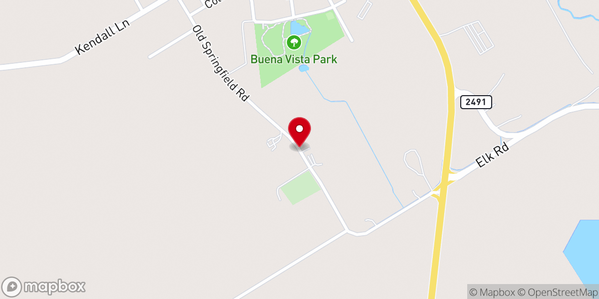 Map showing location of Chapel Hill Baptist Church