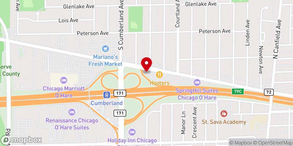 Map showing location of Covenant Evangelical Mission Church
