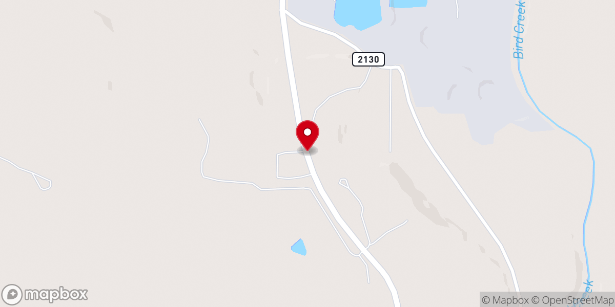 Map showing location of First Baptist Church Barnsdall