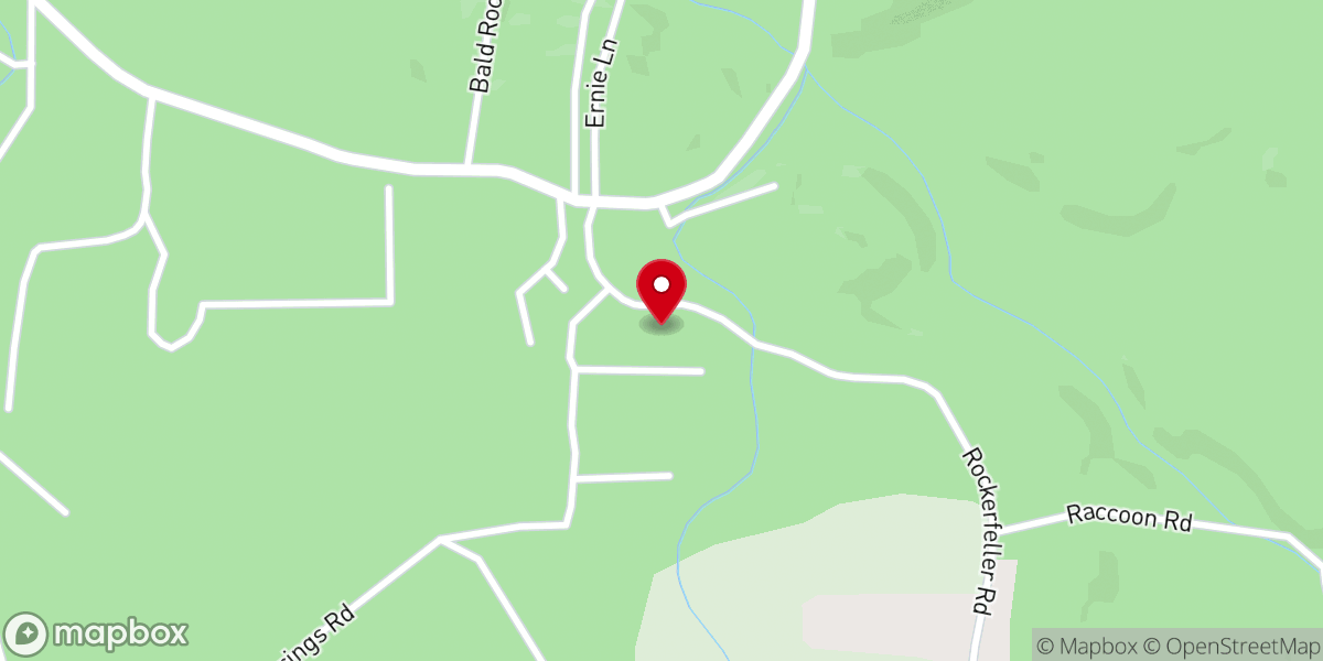 Map showing location of Mountain Chapel Assembly-God