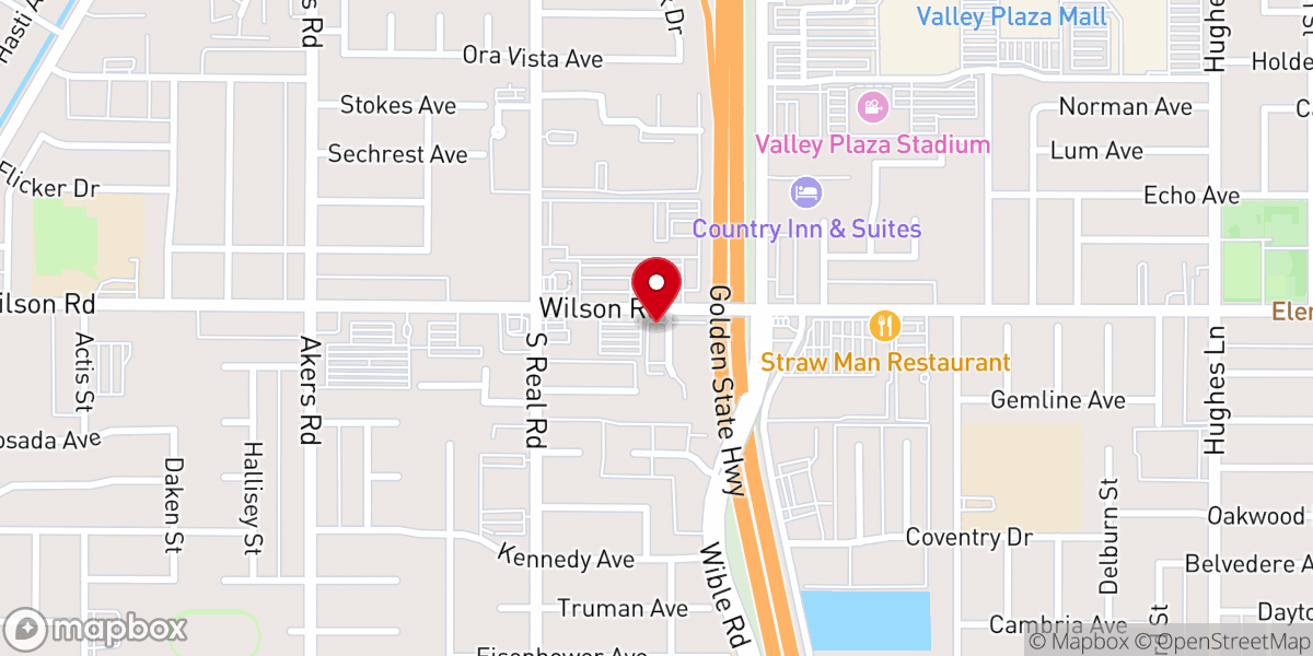 Map showing location of RISING STAR BAPTIST CHURCH