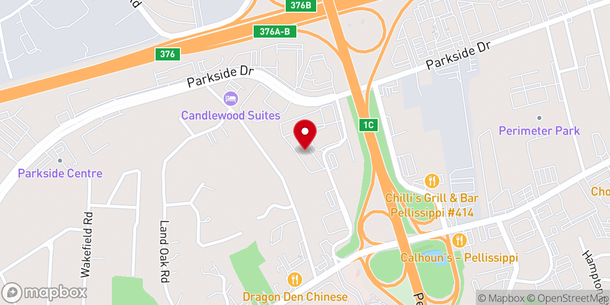 Map showing location of Hope Community Church of Knoxville Inc