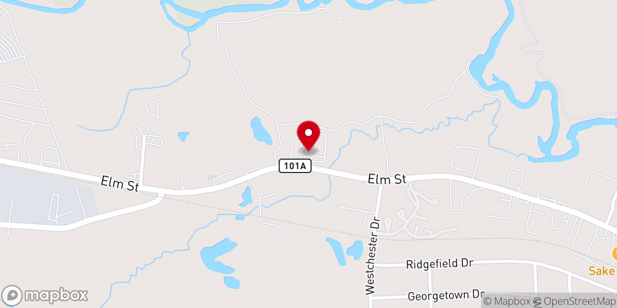 Map showing location of Burns Hill Christian Fellowship