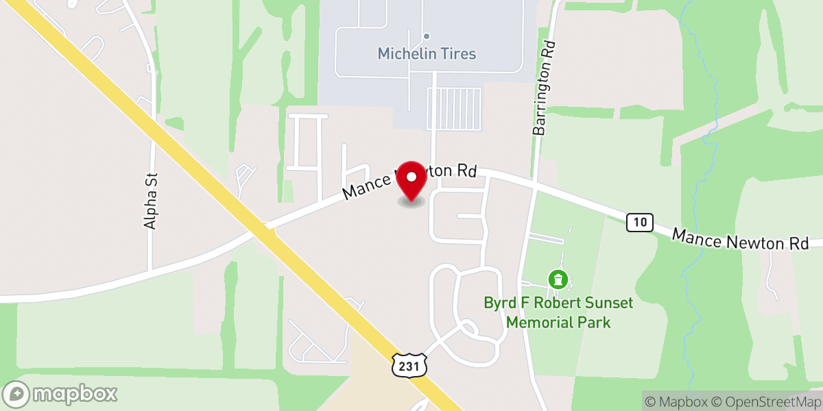 Map showing location of Restoration Church Dothan