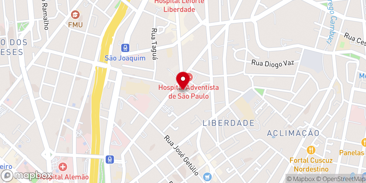 Map showing location of Igreja Luterana Japonesa / IECLB