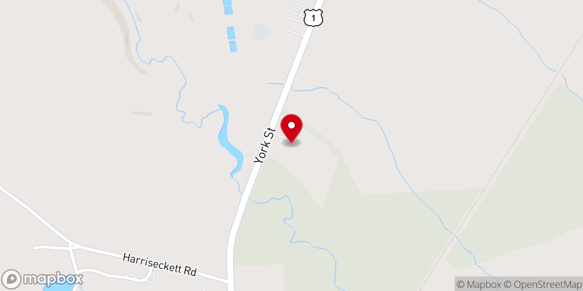 Map showing location of St. David's Episcopal Church