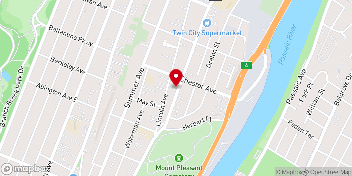 Map showing location of The Eternal Order of the Cherubim and Seraphim Church Inc