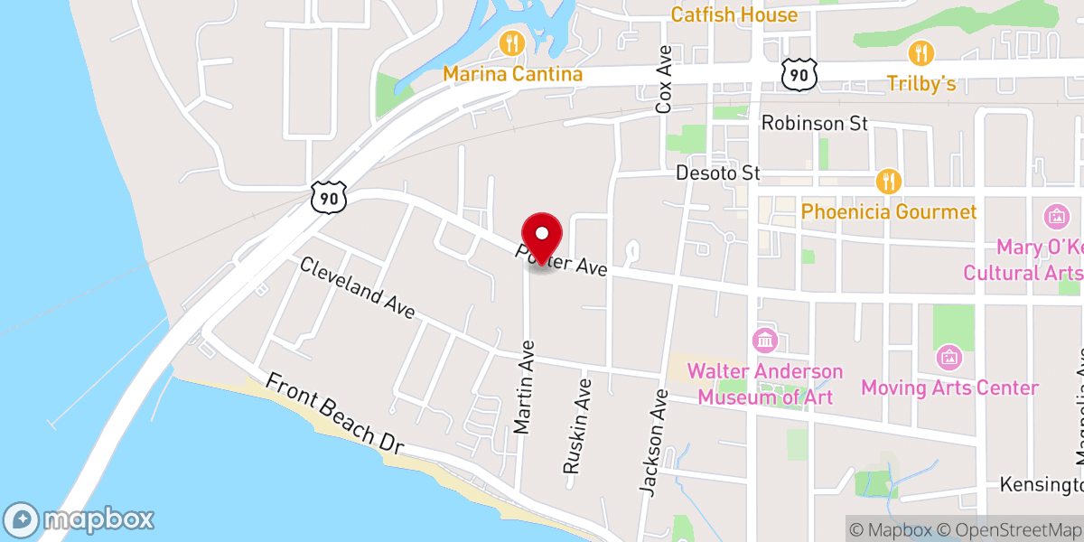 Map showing location of Real Church