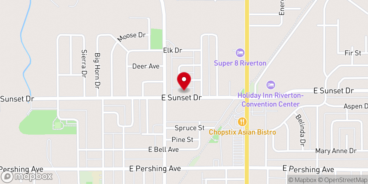 Map showing location of Church the Nazarene Rvrtn