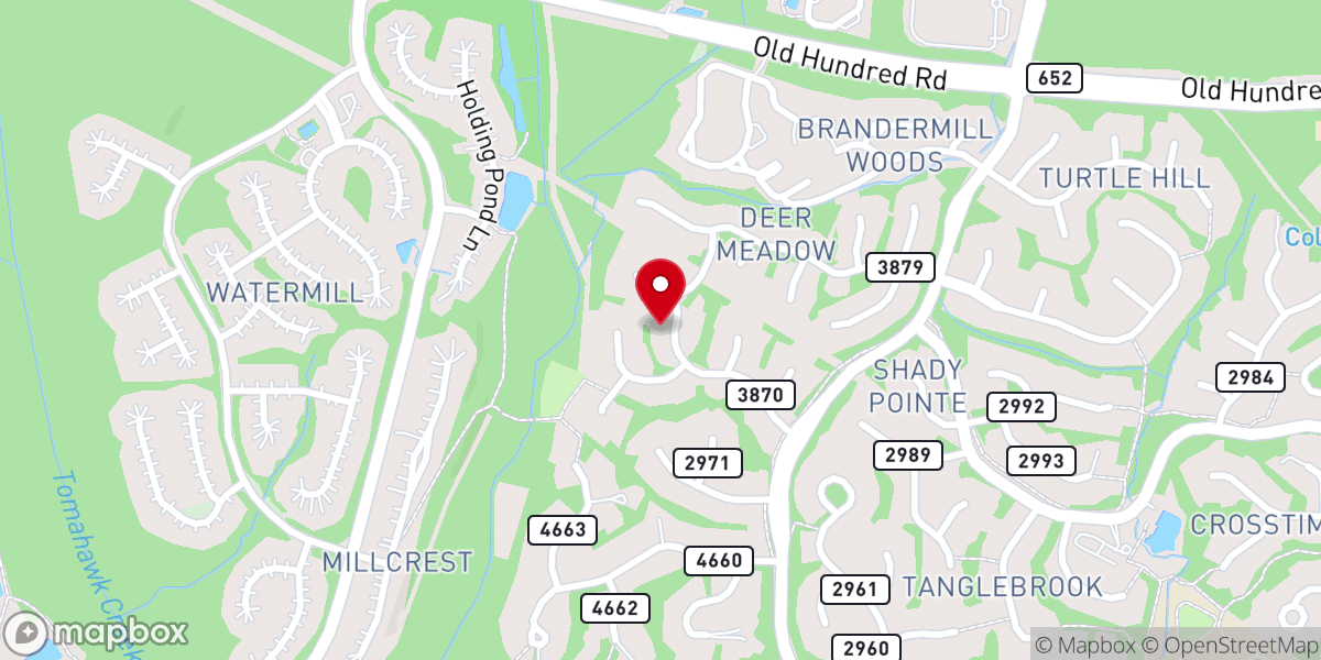 Map showing location of Jordans Crossing