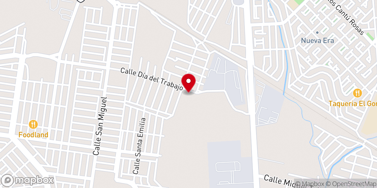 Map showing location of Parroquia María Auxiliadora
