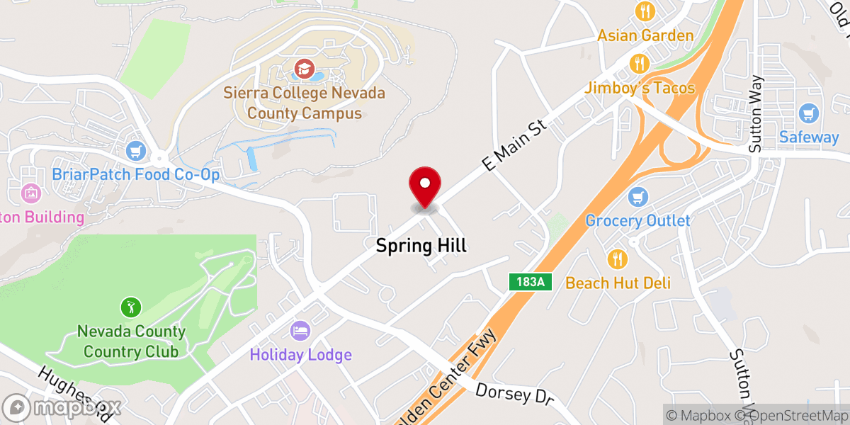 Map showing location of Trinity Lutheran Church LCMS