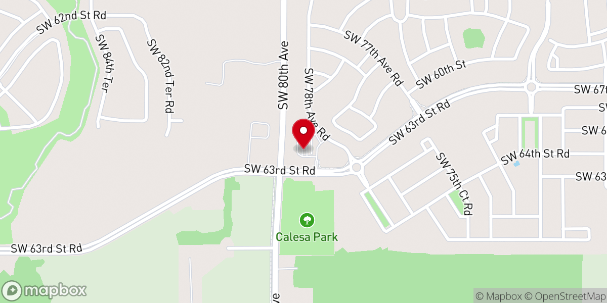Map showing location of Ocala Tree of Life Sanctuary