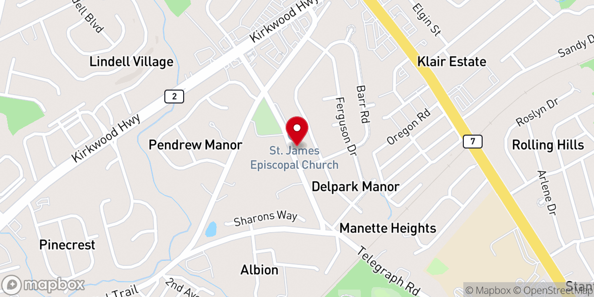Map showing location of Family Promise of Northern New Castle County