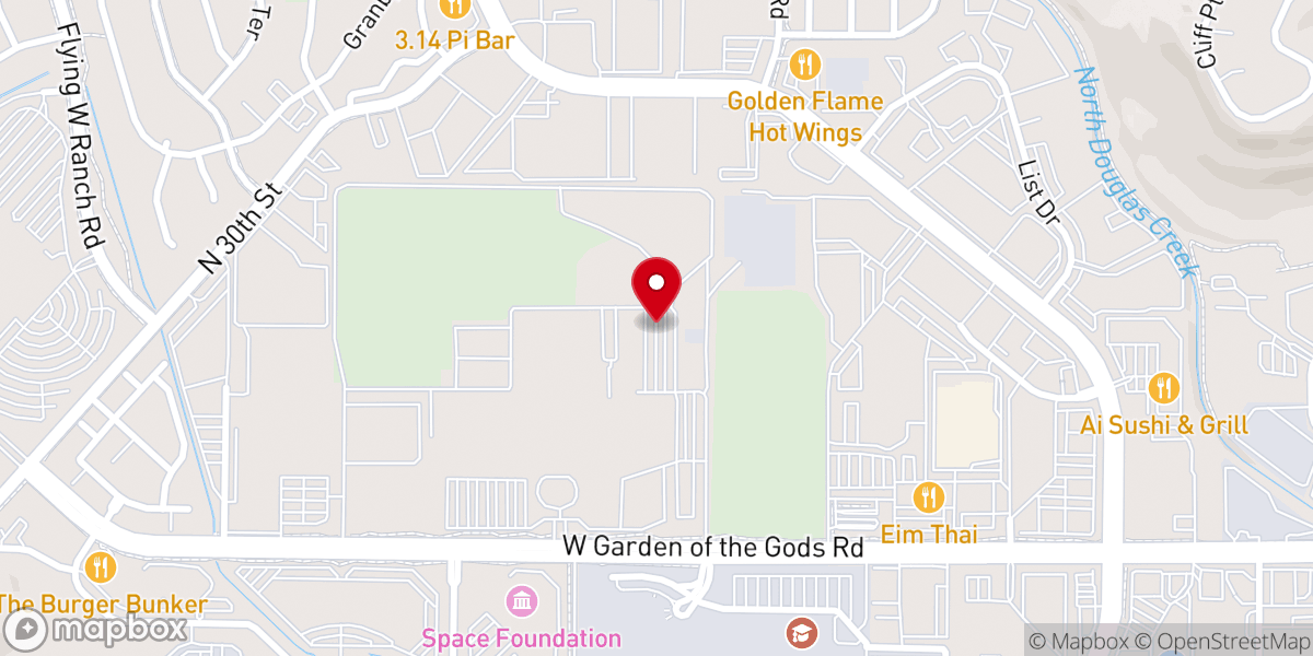 Map showing location of Sufficient Bread Ministry