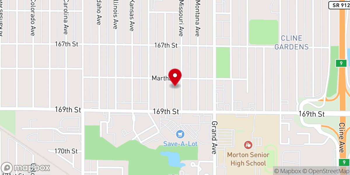 Map showing location of Abundant Life Community Church
