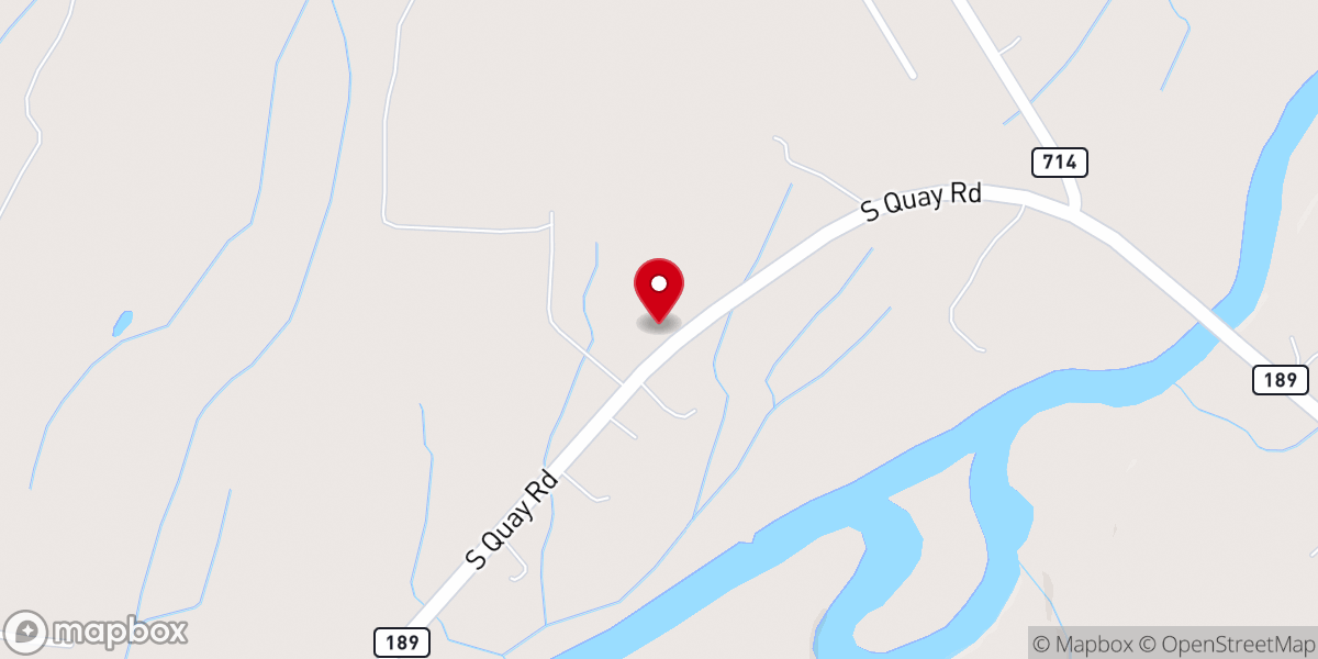 Map showing location of Greater Oak Grove Baptist Church