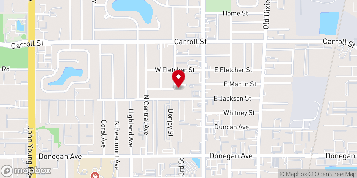 Map showing location of Iglesia Pentecostal Agape, ICMET