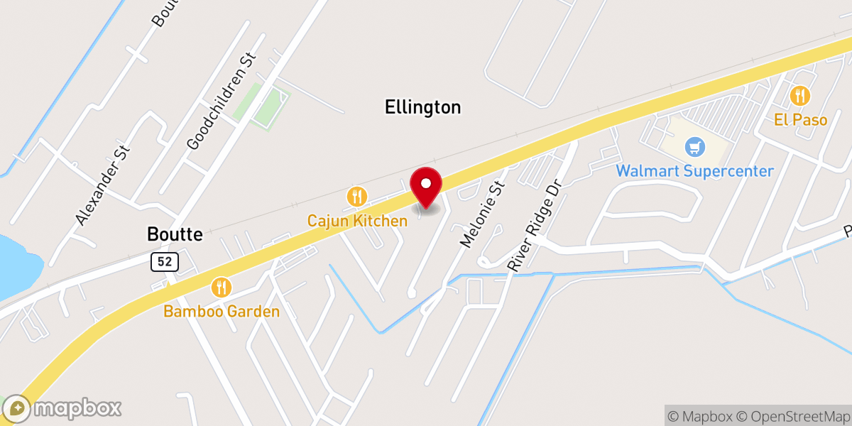 Map showing location of Life Church Academy