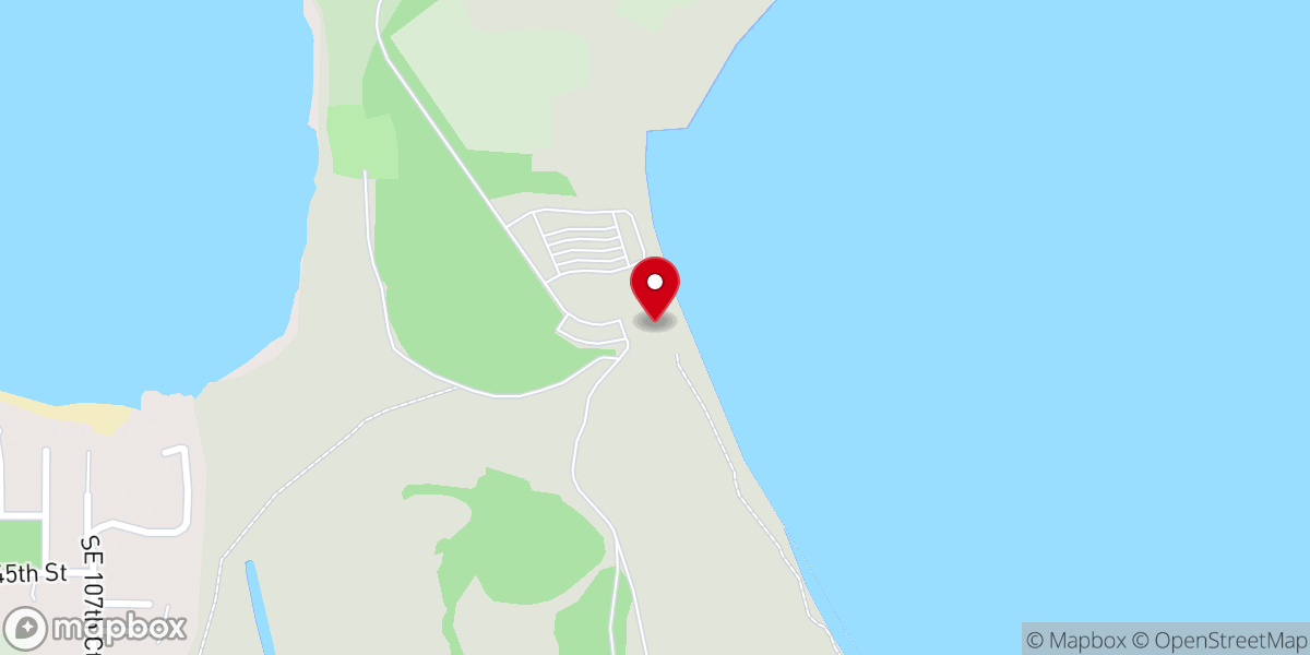 Map showing location of Carney Island Recreation & Conservation Area