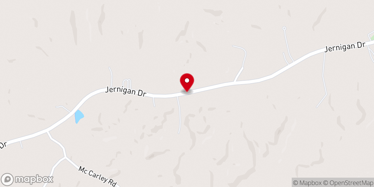 Map showing location of Eagle Vision Church