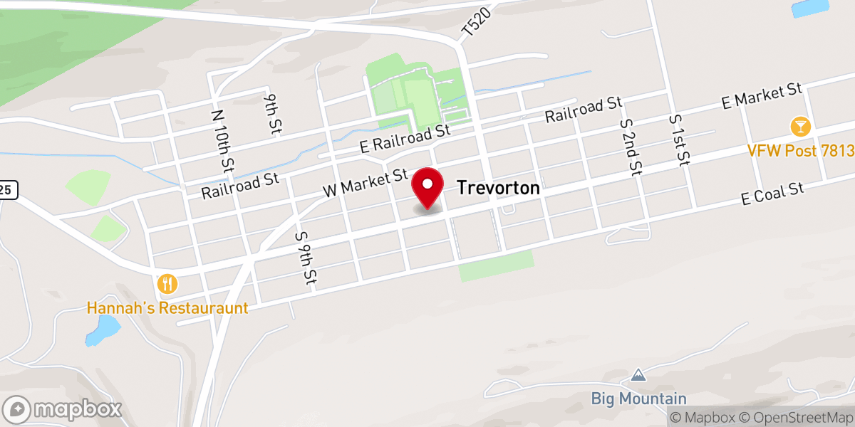 Map showing location of Emmanuel ECC Church