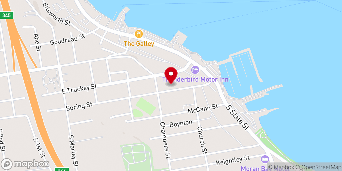 Map showing location of Catholic Center of Saint Ignatius Loyola Parish