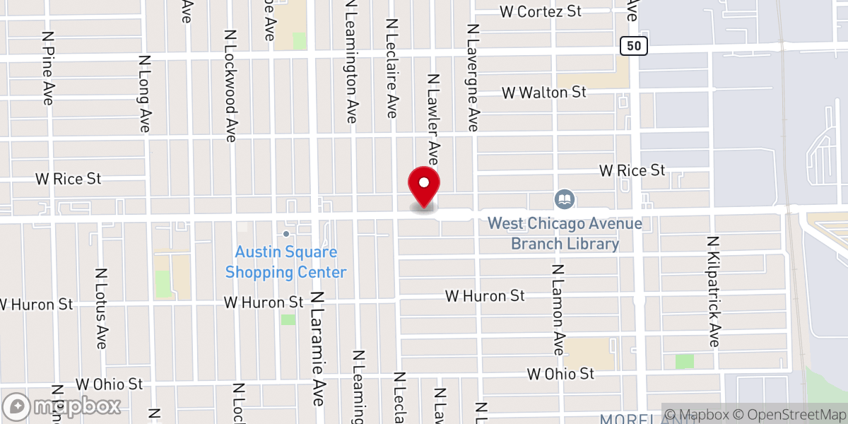 Map showing location of Old Ship of Zion Missionary Baptist Church