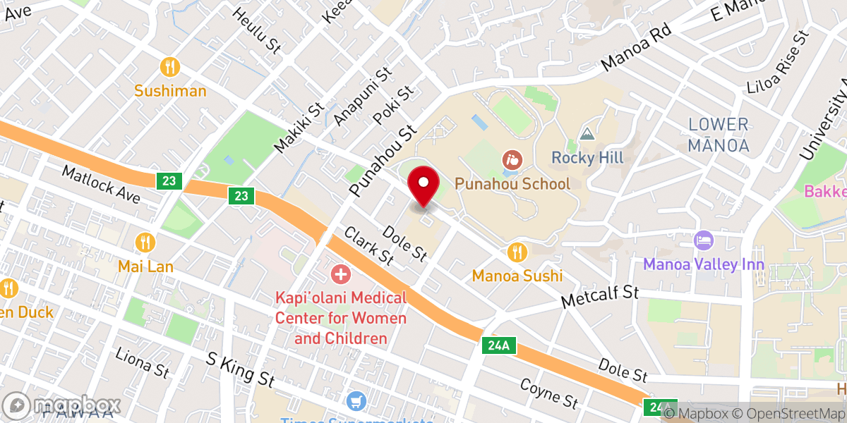 Map showing location of Sacred Heart Catholic Church