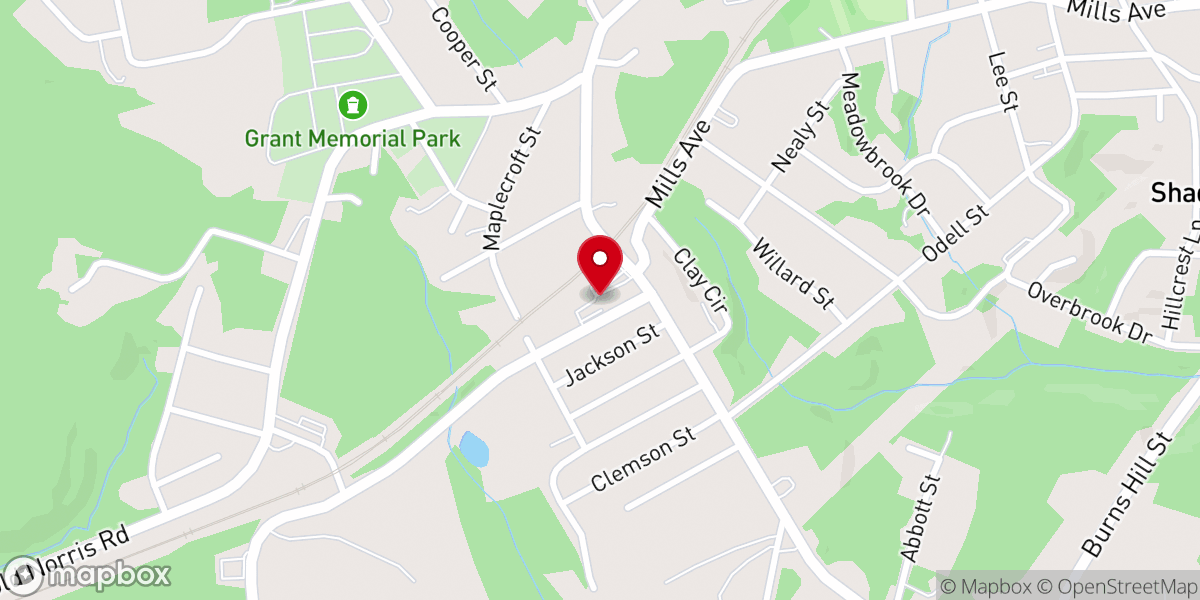 Map showing location of Calumet Baptist Church